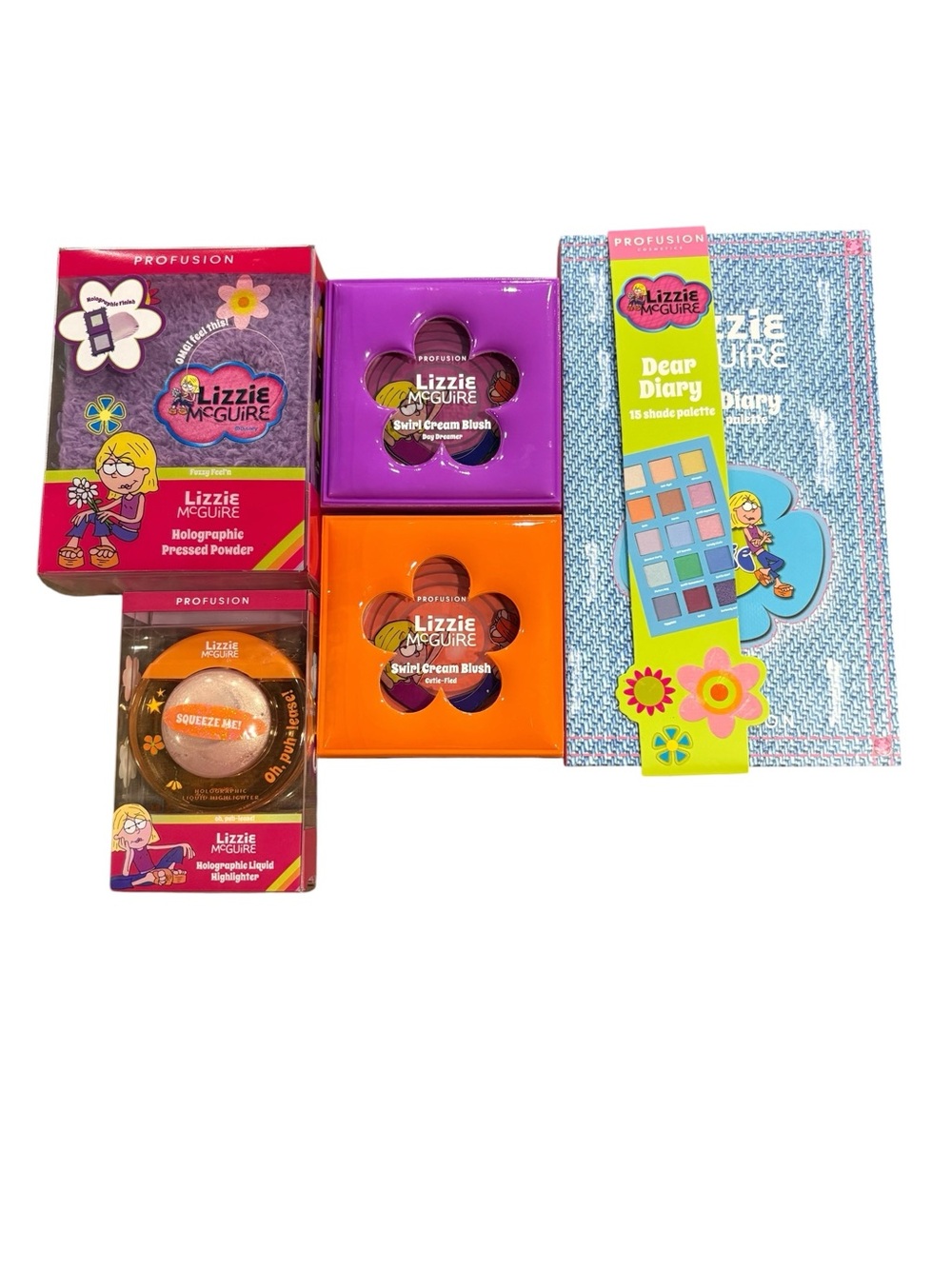 Profusion Cosmetics Lizzie McGuire "Dear Diary" 15-Shade Blush Powder & More